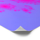 Pink Sneeze Print Poster (Ecke)