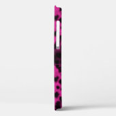 Pink Snow Leopard Skin Print, Personalisierter Nam Case-Mate iPhone Hülle (Rückseite / Links)