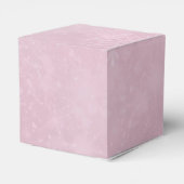 Pink Snowflake Baby Dusche Box Geschenkschachtel (Rückseite)