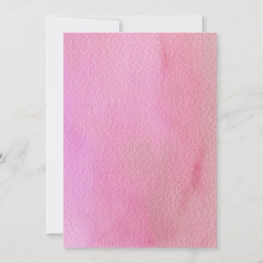 Pink Snowflake Baby Es ist kalt draußen Einladung (Rückseite)