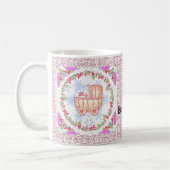 Pink SnowFlake Baby Girl Kaffeetasse (Links)