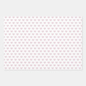 Pink Snowflake Babydusche Geschenk Handtücher Geschenkpapier Set (Vorderseite 3)