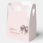 Pink Snowflake Fee Box | WinterBrautparty Geschenkschachtel (Geöffnet)