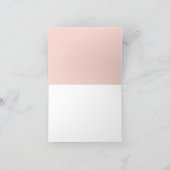 Pink Snowflake Mobile Baby Dusche Danke Karte (Innenseite)