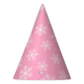 Pink Snowflake Party Hats Partyhütchen (Links)