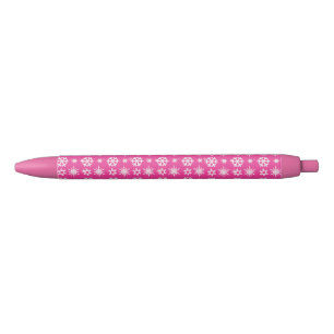 Pink Snowflake Pattern Pen - Niedliches Geschenk f Kugelschreiber