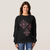 Pink Snowflake Sweatshirt (Vorne ganz)