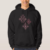 Pink Snowflake Sweatshirt (Vorderseite)