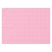 Pink Snowflake Tableclout Tischdecke (Vorderseite (Horizontal))