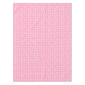 Pink Snowflake Tableclout Tischdecke (Vorderseite)
