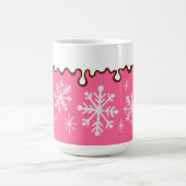 Pink Snowflake Tasse (Mittel)