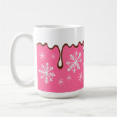 Pink Snowflake Tasse (Links)