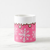 Pink Snowflake Tasse (Mittel)