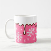 Pink Snowflake Tasse (Links)