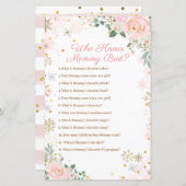 Pink Snowflakes Floral, die Mommy Best Game kennt (Vorne/Hinten)