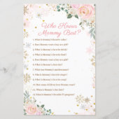 Pink Snowflakes Floral, die Mommy Best Game kennt (Vorderseite)