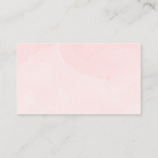 Pink Snowflakes Girl Baby Dusche Display Dusche Begleitkarte (Rückseite)