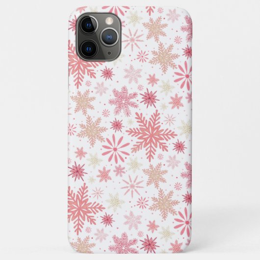 Pink Snowflakes iPhone / iPad Gehäuse Case-Mate iPhone Hülle (Rückseite)