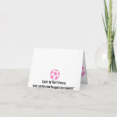 Pink Soccer Balls - Danke (Rückseite)