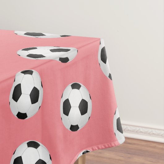 Pink Soccer Balls Kindergeburtstag Party Tablette Tischdecke (Beispiel)
