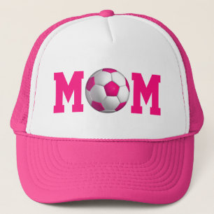 Pink Soccer Mama Trucker Hat Truckerkappe