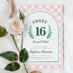 Pink Social Club Sweet 16 Geburtstag Einladung<br><div class="desc">Pink Social Club Sweet 16 Geburtstagsfeier Einladung</div>