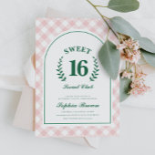 Pink Social Club Sweet 16 Geburtstag Einladung