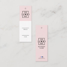 Pink Social Media Business Logo Clothing Price Tag