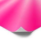 Pink Softball Poster (Ecke)