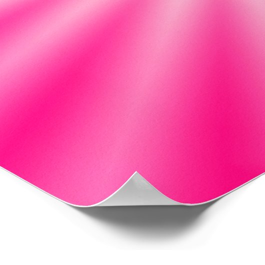 Pink Softball Poster (Ecke)
