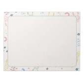 Pink Space Editor Notizblock (Vorderseite)