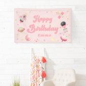 Pink Space Happy Birthday Banner (Insitu)