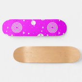 Pink Space Stuff Skateboard (Horizontal)