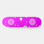 Pink Space Stuff Skateboard (Horizontal)