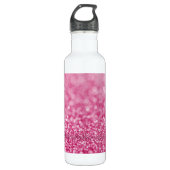 Pink Sparkle Bouquet Wasserflasche Edelstahlflasche (Vorderseite)