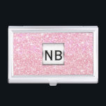 Pink Sparkle Glitzer Glam Business Card Inhaber Visitenkarten Etui<br><div class="desc">Pink Sparkle Glitzer Glam Business Card Inhaber. Passen Sie den Text an oder verließ ihn leer.</div>