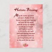 Pink Sparkle Holistic Sessing Postkarte (Vorderseite)