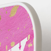 Pink Sparkle Hübsch, aber tödlich Pickleball Schläger (Linke Seite)