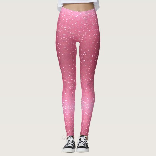 Pink Sparkle Leggings (Vorderseite)