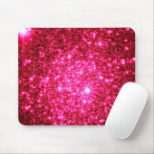 Pink Sparkle Mousepad (Mit Mouse)