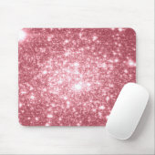 Pink Sparkle Mousepad (Mit Mouse)