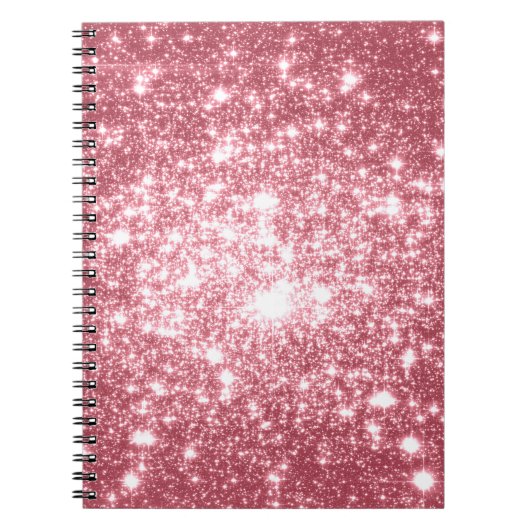 Pink Sparkle Notizblock (Vorderseite)