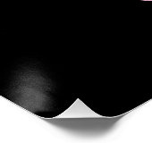 Pink Sparkle Om Poster (Ecke)