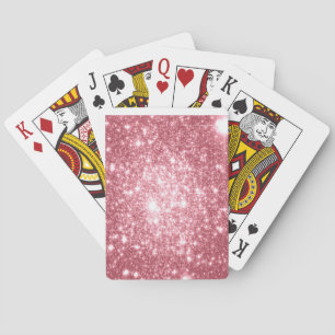 Pink Sparkle Spielkarten