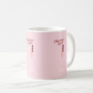 Pink Sparkling Weihnachten Kaffeetasse