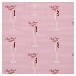 Pink Sparkling Weihnachten Stoff