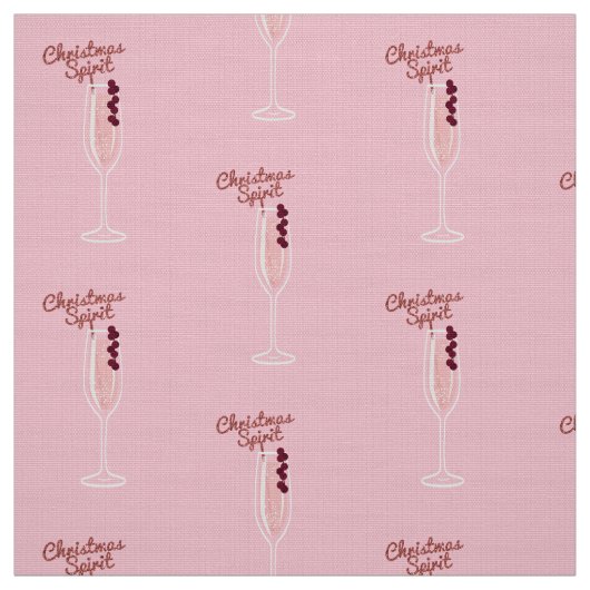 Pink Sparkling Weihnachten Stoff (Muster)