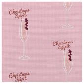 Pink Sparkling Weihnachten Stoff (Nahaufnahme)