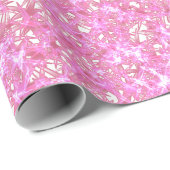 Pink Sparky Wrapping Paper Geschenkpapier (Rolleneckpunkt)
