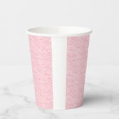 Pink Specklketted Texture Paper Cup - spielerisch Pappbecher (Links)